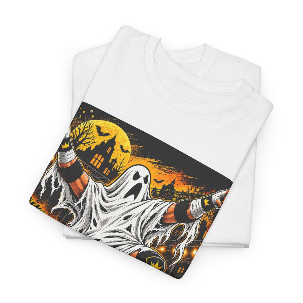 Haunted Main Event Ghost Wrestling Halloween T-Shirt