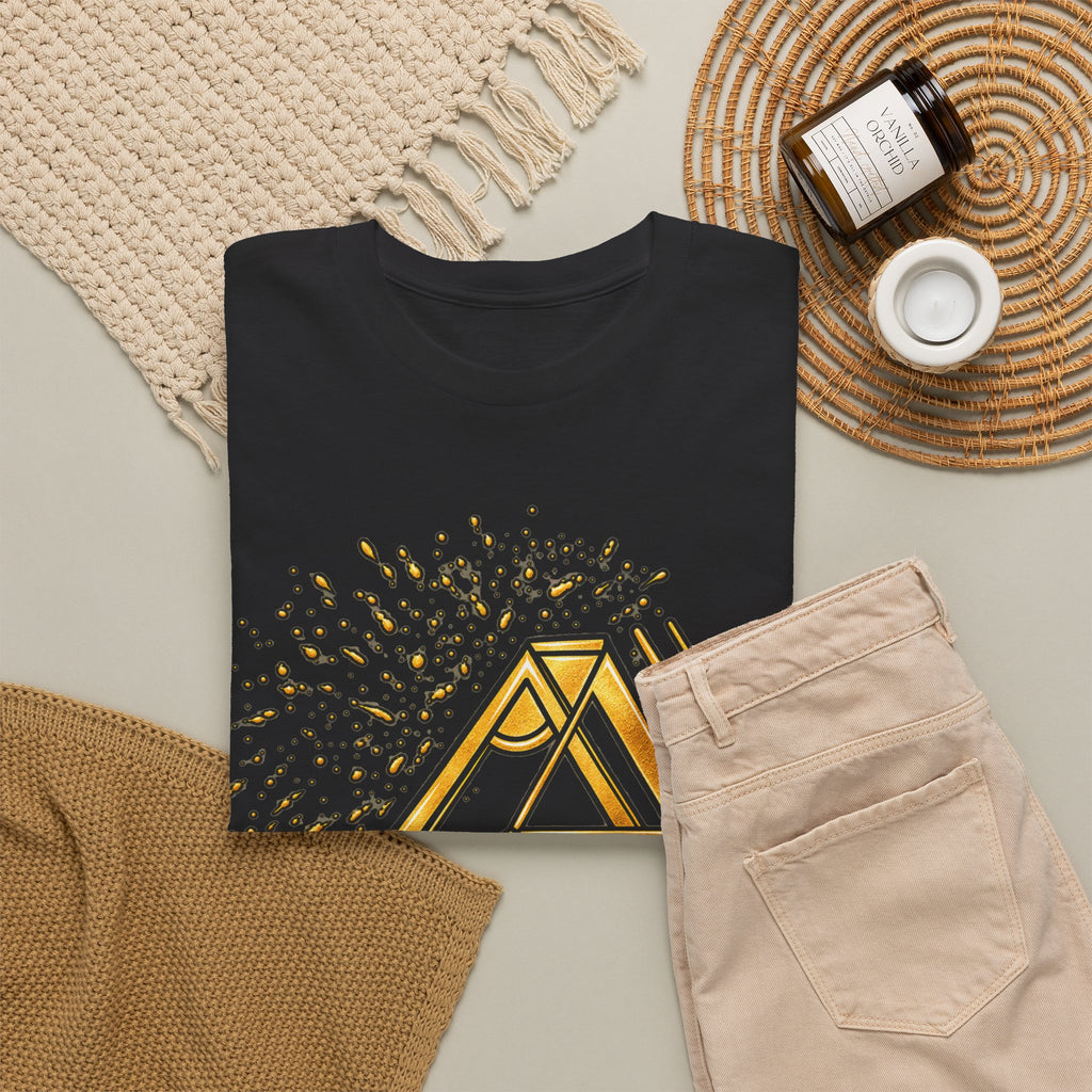 TRIANGLE SIGNAL | Original Gold Geometric Graphic T-Shirt