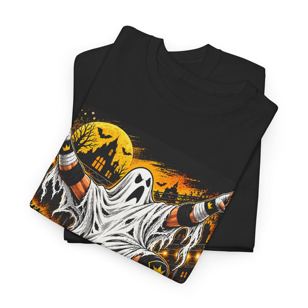 Haunted Main Event Ghost Wrestling Halloween T-Shirt