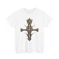 CROWNED LEGACY | Gold & Silver Geometric Graphic Tee