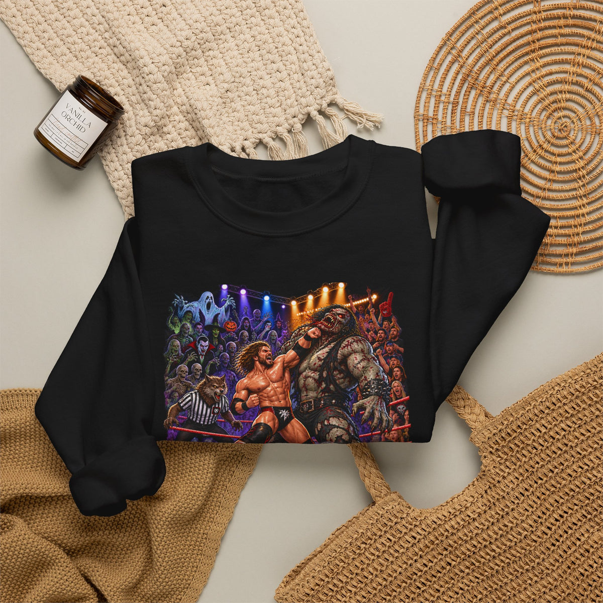 BeamShopNY Original Art Graphic Crewneck Sweatshirt