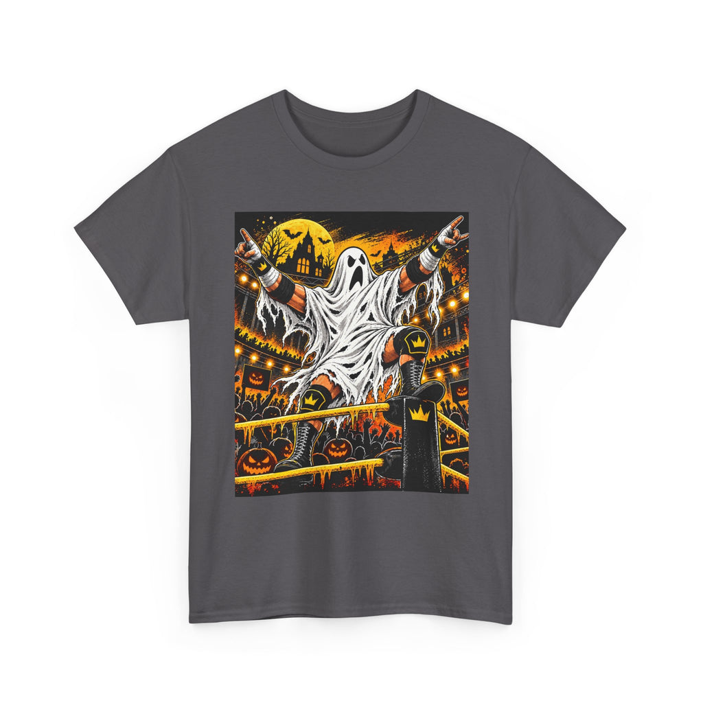 Haunted Main Event Ghost Wrestling Halloween T-Shirt