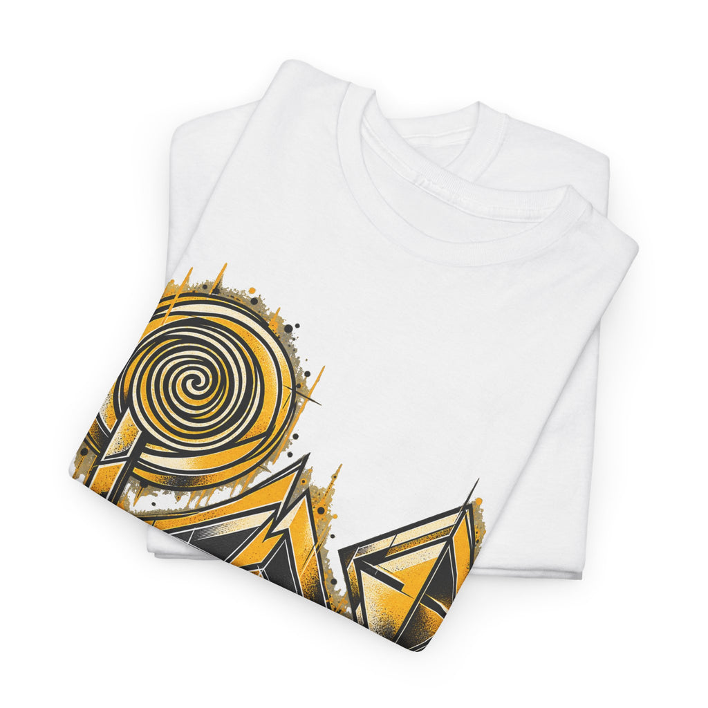 GOLDEN VORTEX | Original Geometric Graphic T-Shirt
