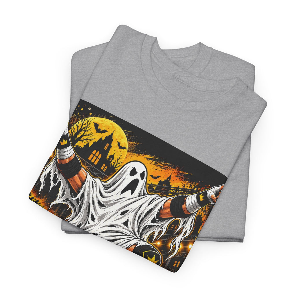 Haunted Main Event Ghost Wrestling Halloween T-Shirt