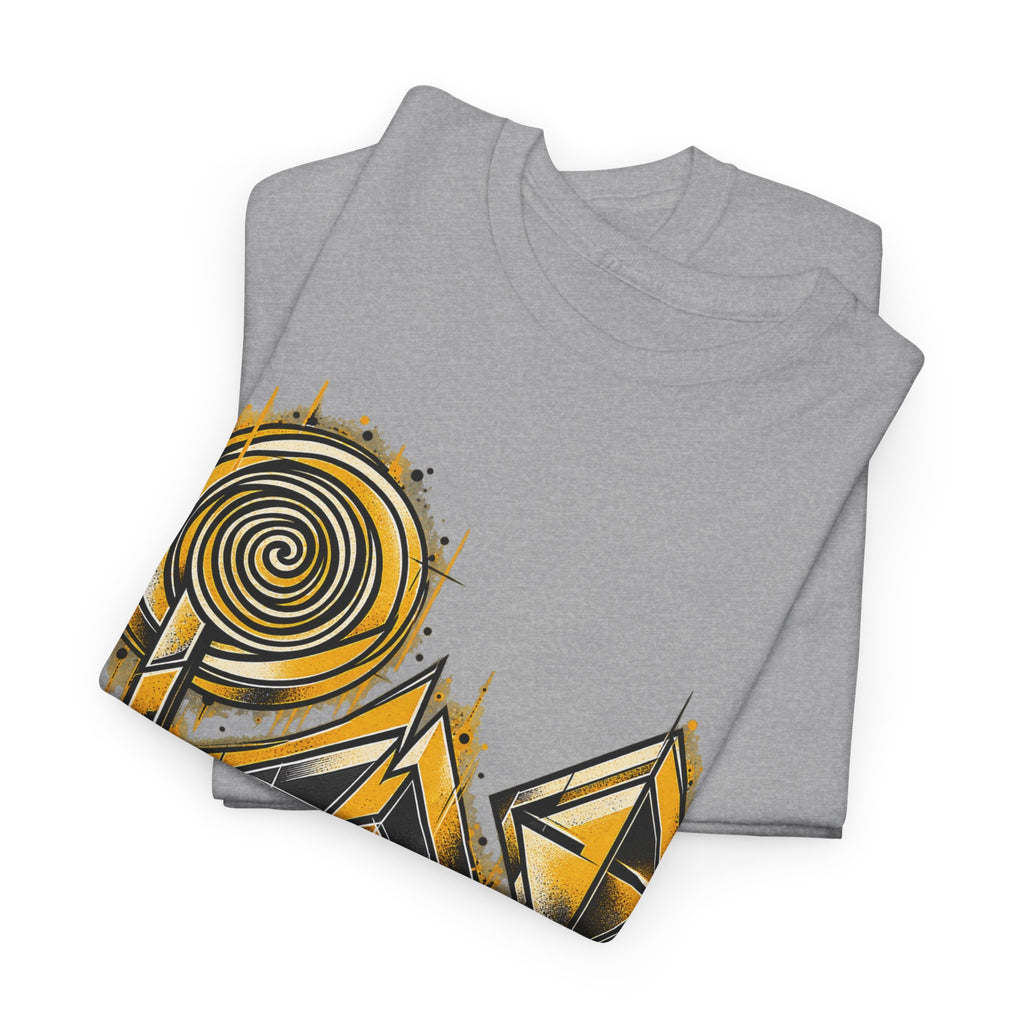 GOLDEN VORTEX | Original Geometric Graphic T-Shirt